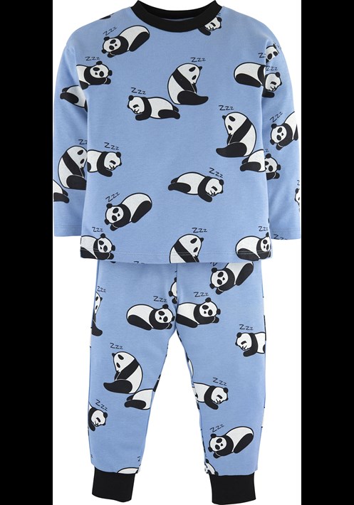 Panda Baskili Pijama Takim 15890 1
